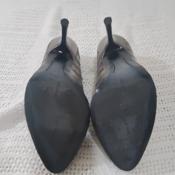 SAM EDELMAN Gray & Black Heels Size 6.5 - Picture 7 of 8